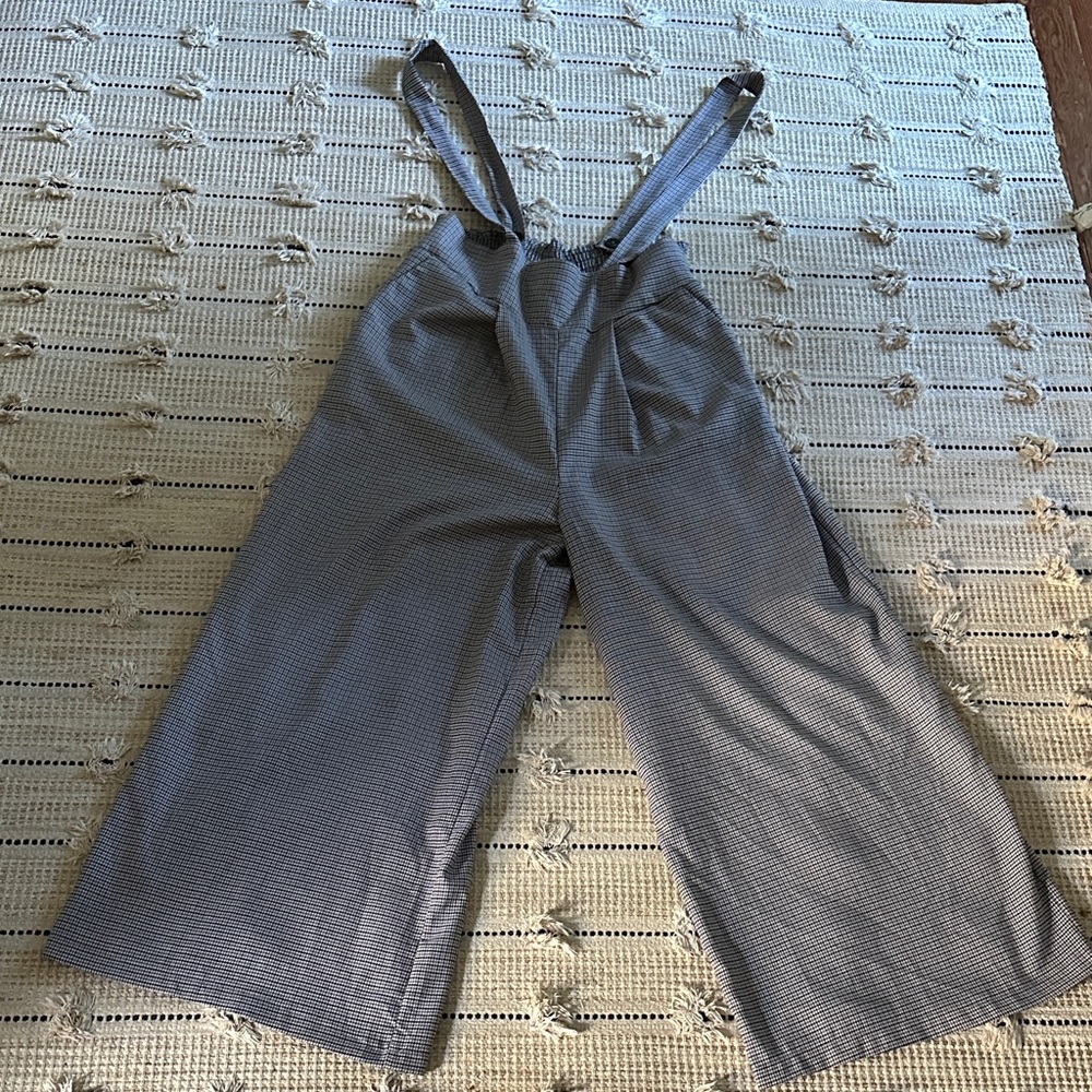 Wild Fable Checkered Gray Jumpsuit